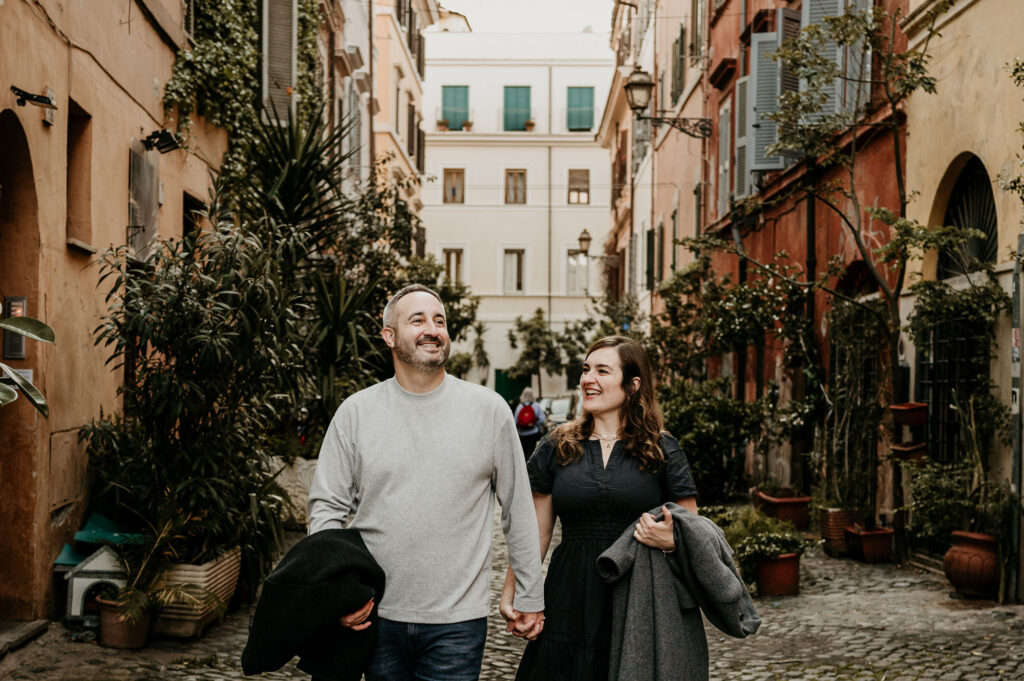 Elopment in Rome Trastevere Brian&Kate